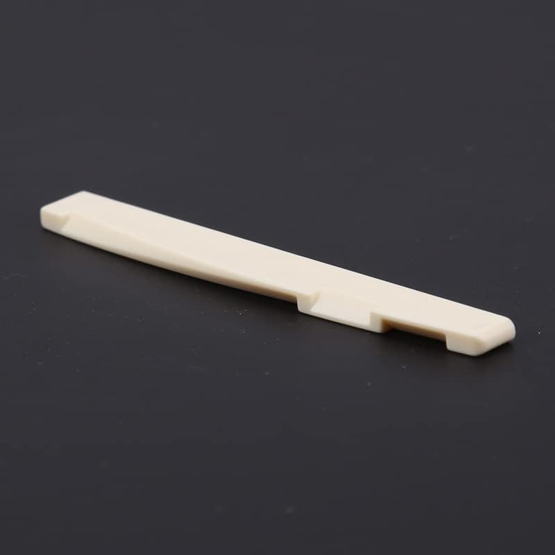 SETHDA Geva 2 Sets 6 Strings Acoustic Guitar Bone Bridge Saddle for Acoustic Guitar Replacement Parts - Image 4